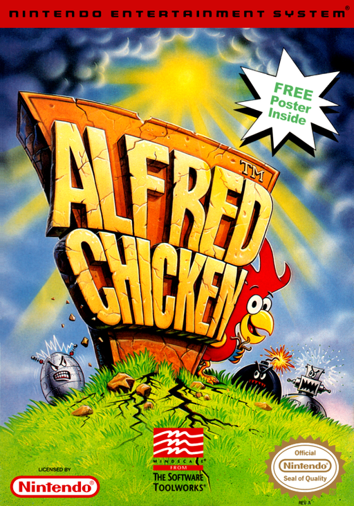 Alfred Chicken (USA) box art